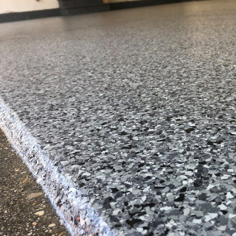 Nightfall-Flake-Color-Closeup Garage Floor Masters Knoxville, TN