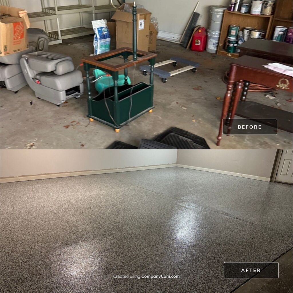 Silverton Flake Flooring in Knoxville, TN Silverton Flake Flooring in Knoxville, TN