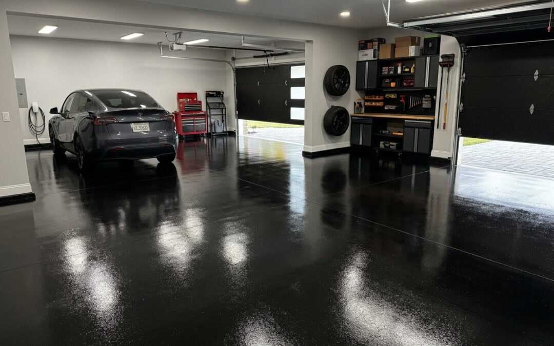 Back in black with the best concrete floor paints