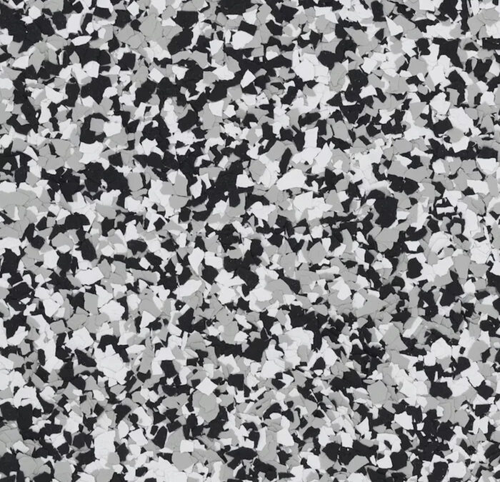 Don’t flake out on these black flake epoxy floor designs